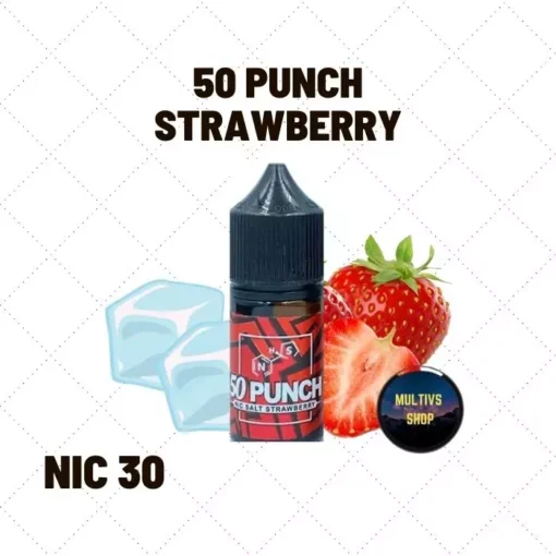 50 punch strawberry น้ำยาซอลนิค