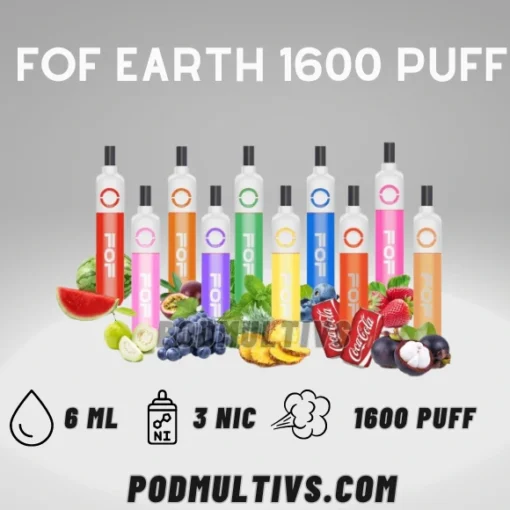 Fof earth 1600 puffs