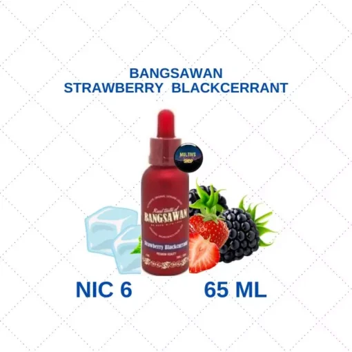Bangsawan strawberry blackcurrant freebase น้ำยาฟรีเบส