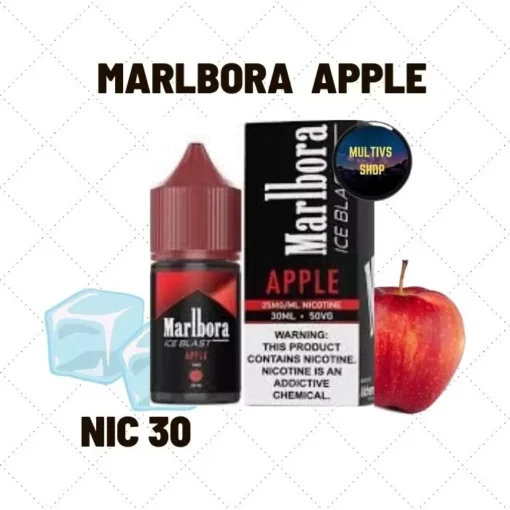 Marlbora Apple saltnic น้ำยาซอลนิค