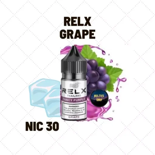 Relx grape saltnic น้ำยาซอลนิค