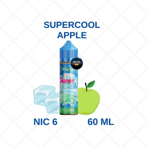 Supercool apple freebase น้ำยาฟรีเบส
