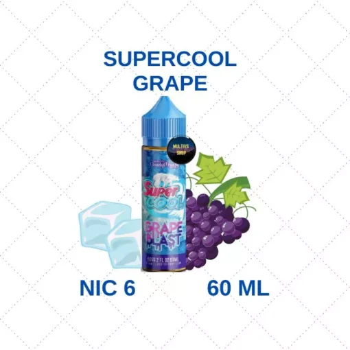 Supercool grape freebase น้ำยาฟรีเบส