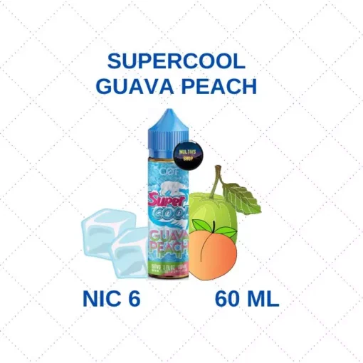 Supercool guava peach freebase น้ำยาฟรีเบส
