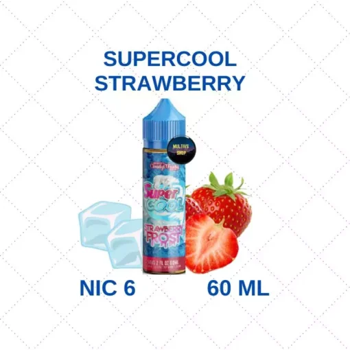 Supercool strawberry freebase น้ำยาฟรีเบส