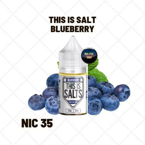 This is salt blueberry saltnic น้ำยาซอลนิค