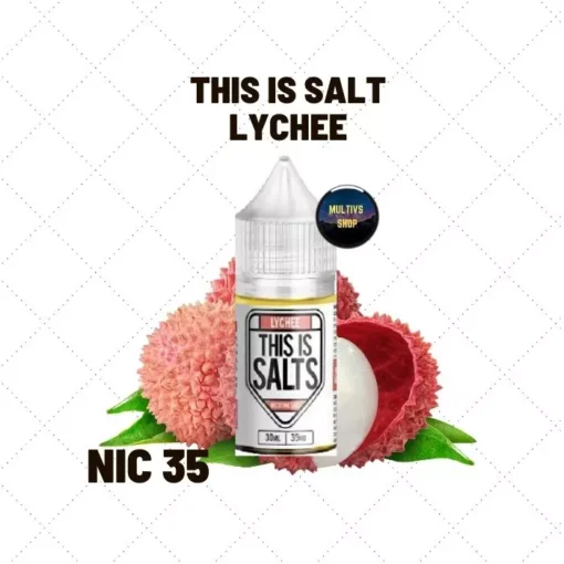 This is salt lychee saltnic น้ำยาซอลนิค