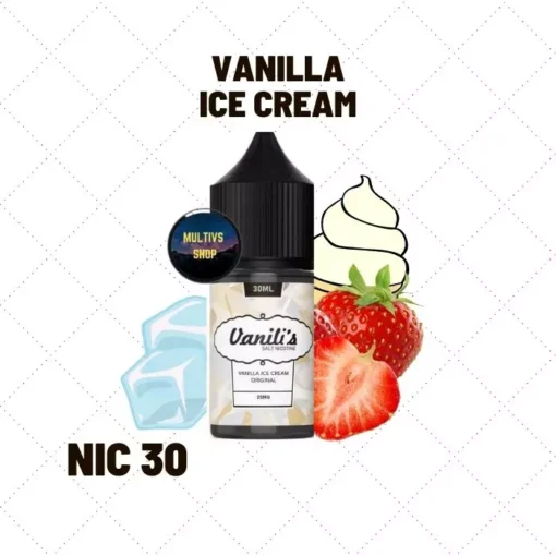 Vanilla strawberry ice cream saltnic น้ำยาซอลนิค