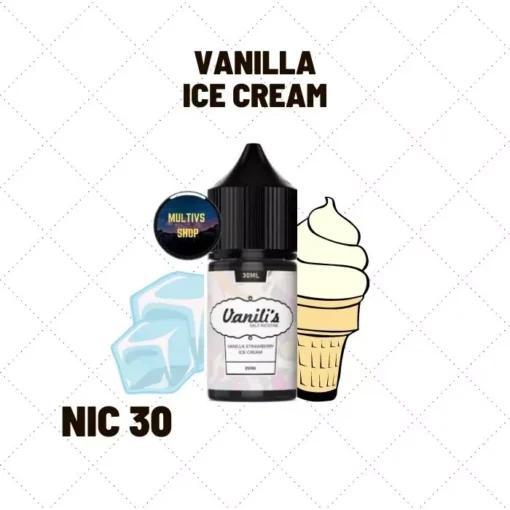 Vanilla ice cream saltnic น้ำยาซอลนิค