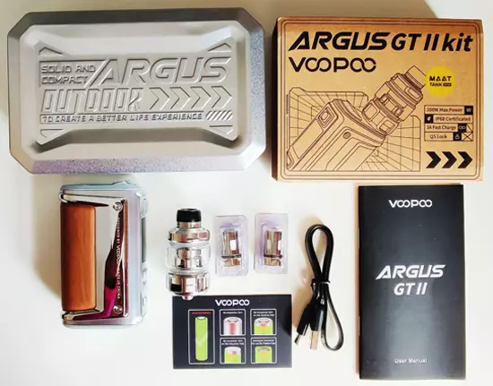 Voopoo Argus gt 2 package
