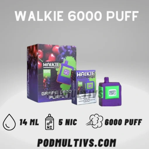 walkie 6000 puffs