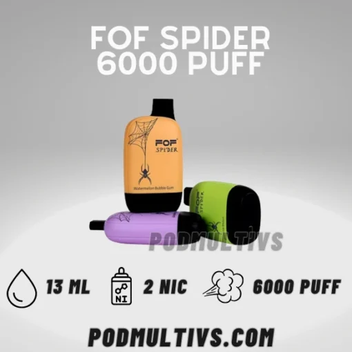 fof spider 6000 puffs ราคาส่ง