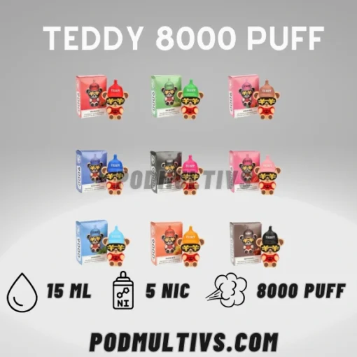 teddy 8000 puffs