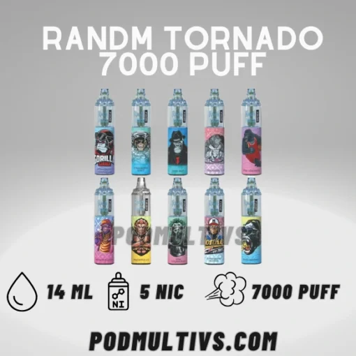 randm Tornado 7000 puffs ราคาถูก