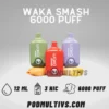 WAKA SMASH 6000 puffs ราคาถูก