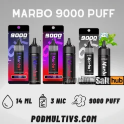 Marbo bar 9000 Puffs พอตใช้แล้วทิ้ง ราคาส่ง