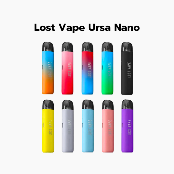 บุหรี่ไฟฟ้าราคาหลักร้อย Lost Vape Ursa Nano