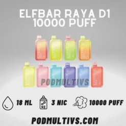 ELFBAR RAYA D1 10000 Puffs ราคาส่ง พอตใช้แล้วทิ้ง