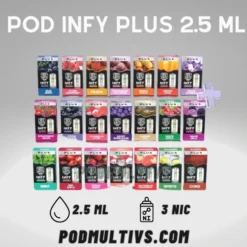 หัวพอต INFY PLUS 2.5 ML หัวใส