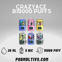 CrazyAce B15000 Puffs พอตใช้แล้วทิ้ง