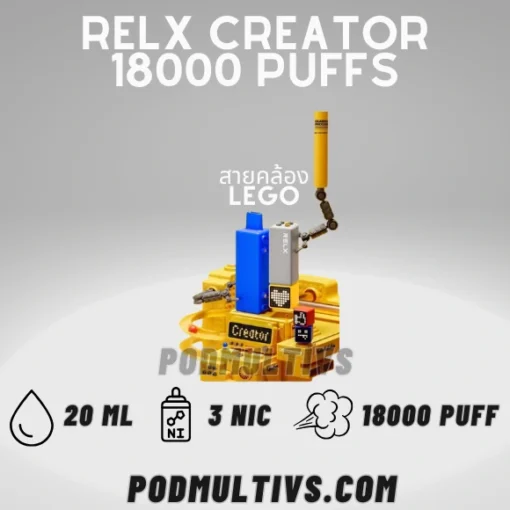 relx creator 18000 puffs